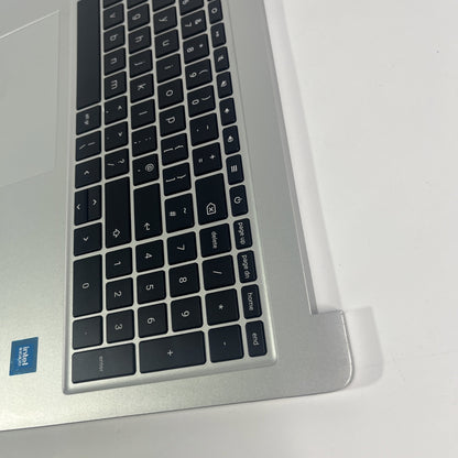 HP Silver Chromebook 15a-na0005sa Palmrest, Keyboard,speakers, Touchpad