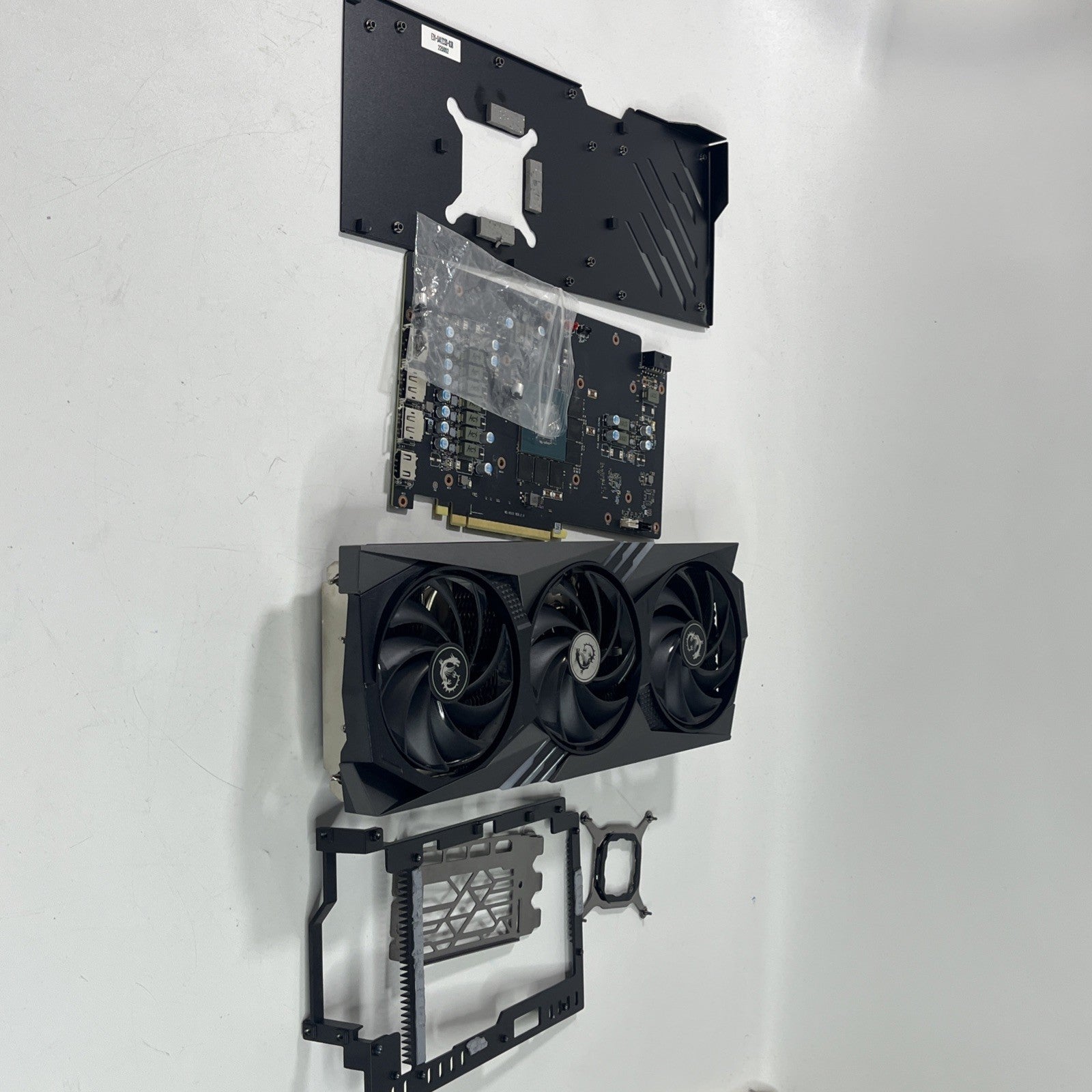 MSI GeForce RTX 4070 Ti Gaming X TRIO 12GB GDDR6X. Taken Parts Not Working