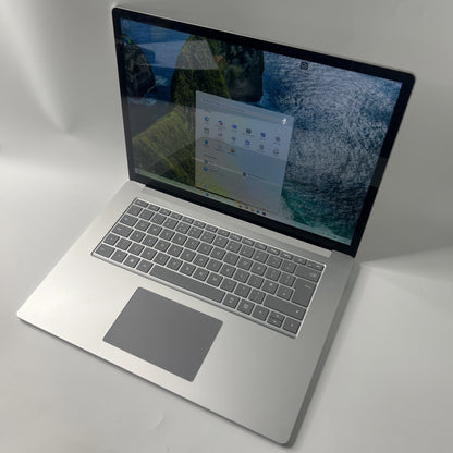 Microsoft Surface Laptop 3 15" AMD Ryzen 128GB SSD 8GB RAM Win 11 Hairline Crack