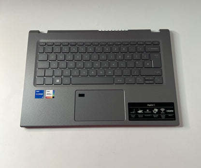 Acer Aspire 5 A514-55 Complete Palmrest Assembly UK Keyboard Touchpad Speakers
