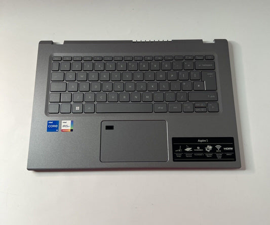 Acer Aspire 5 A514-55 Complete Palmrest Assembly UK Keyboard Touchpad Speakers