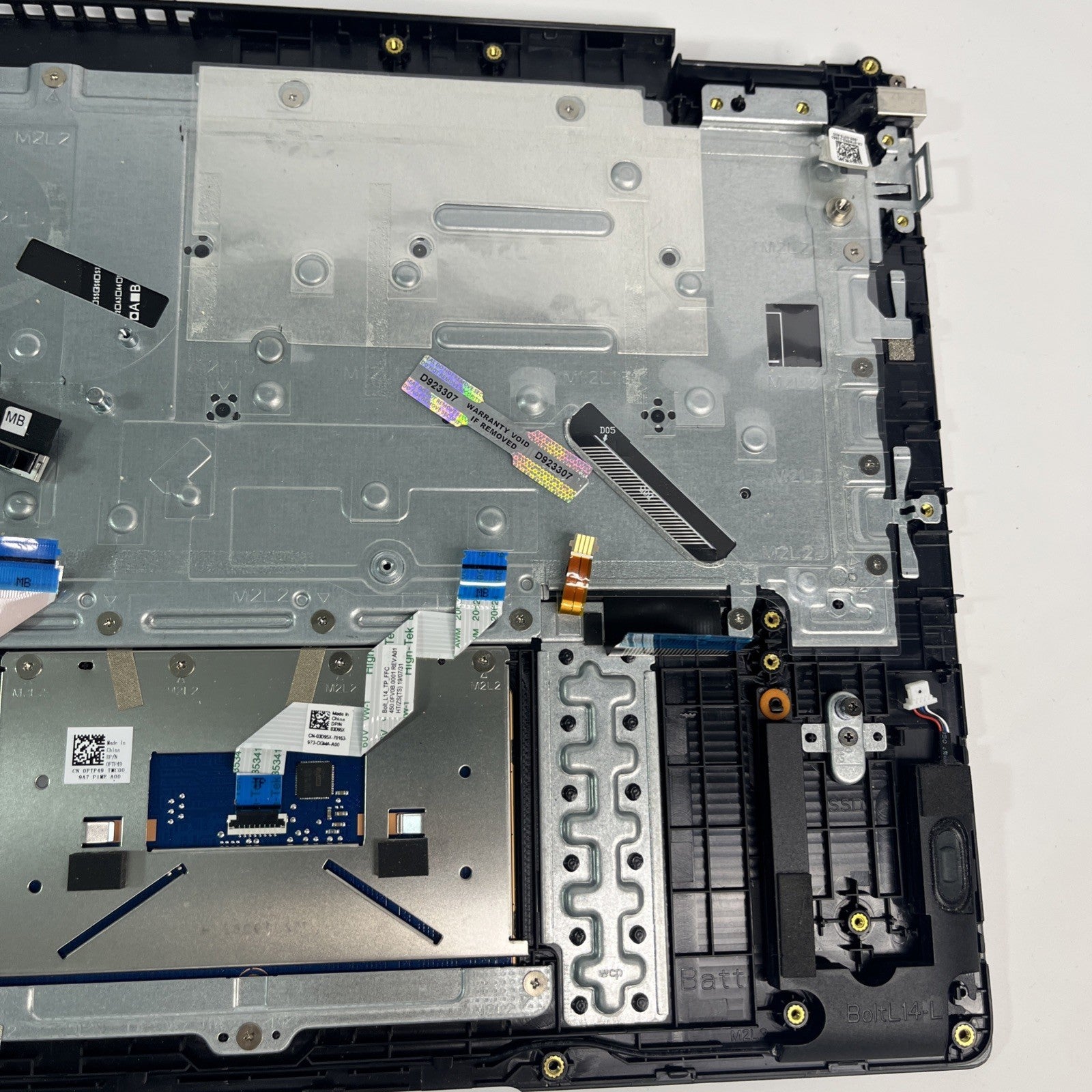 Genuine Black Dell Latitude 3400 Palmrest, Usb-board & Speakers Cn-0nfpp9-yus00