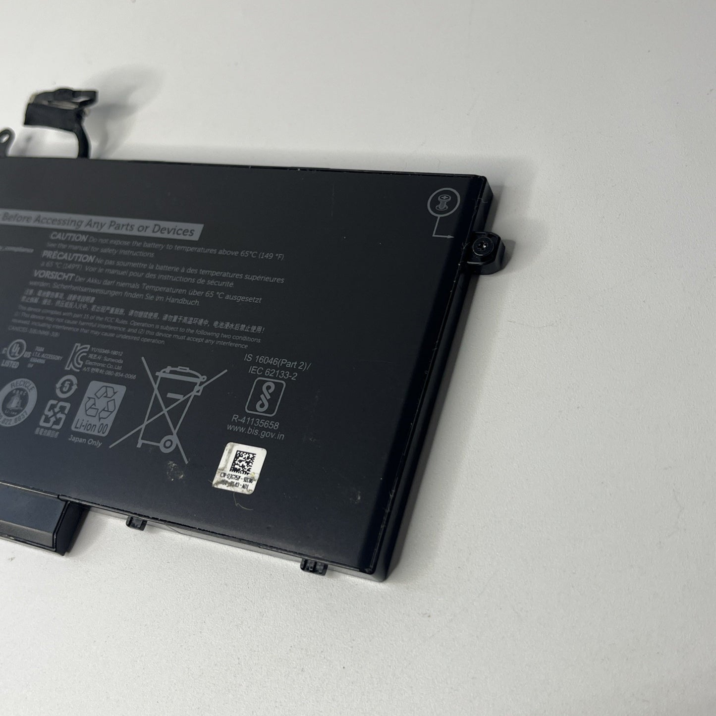 Genuine Dell Latitude 5410 68Wh Lithium Ion Battery 3WHPP Poor Condition