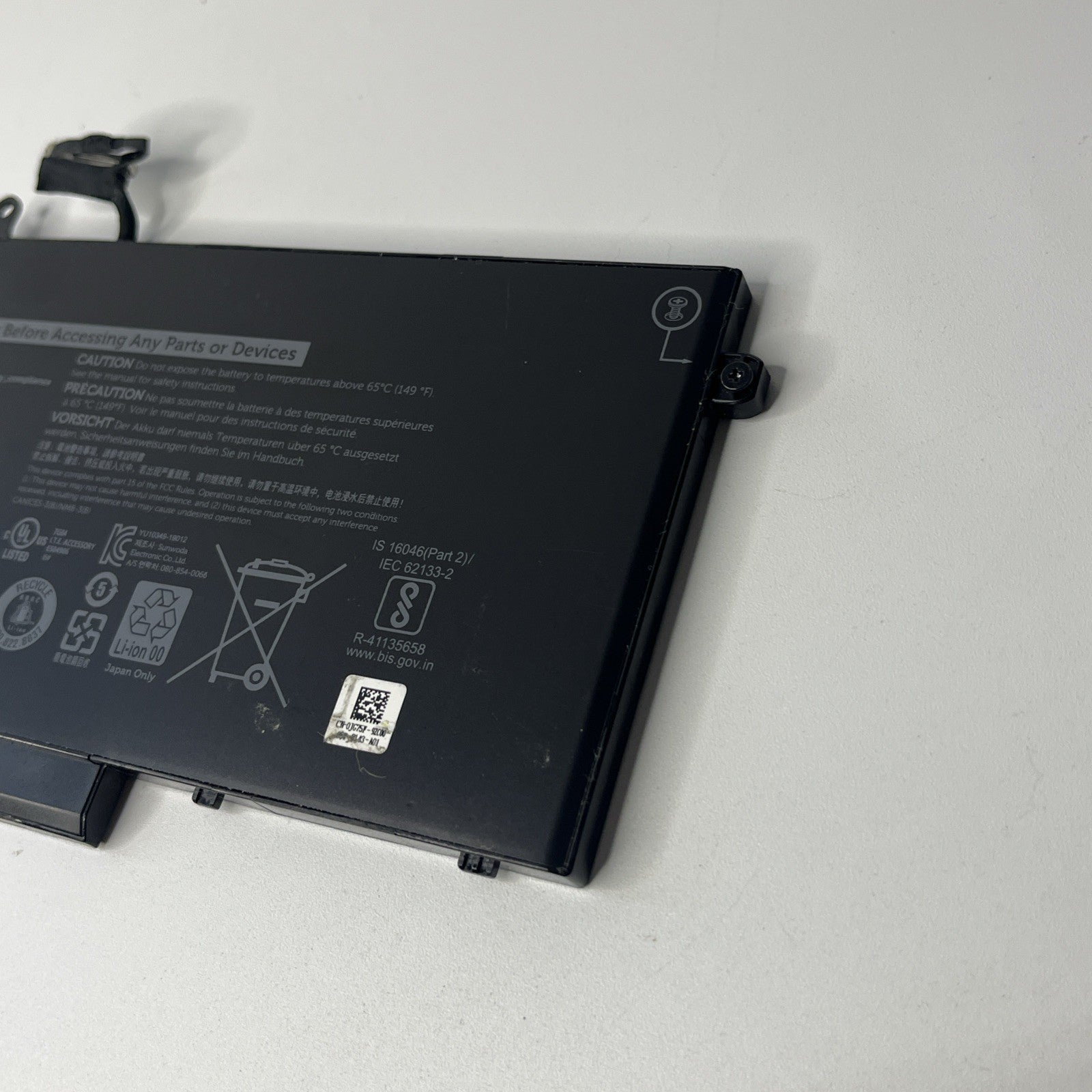 Genuine Dell Latitude 5410 68Wh Lithium Ion Battery 3WHPP Poor Condition