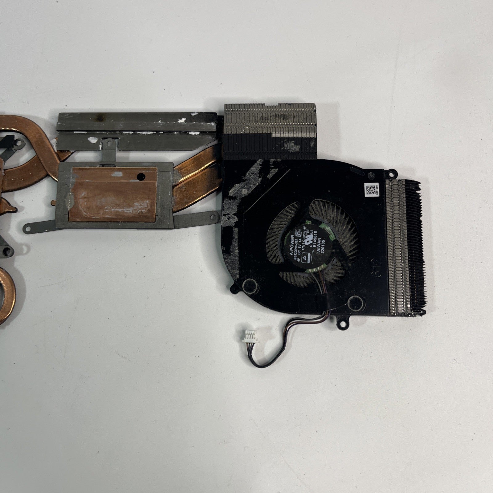 Genuine Grey msi z17 ms-17n1 Cpu & GPU Cooling Fans + Heatsink 0402140