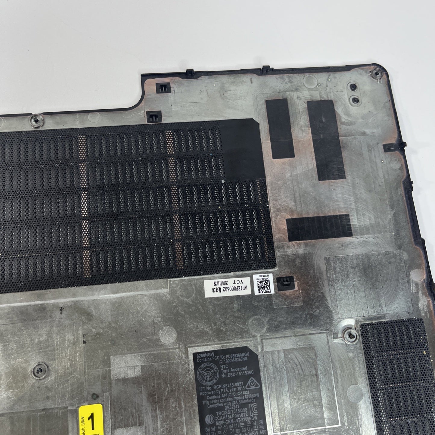 Genuine Black Dell Latitude E5570  Shell Bottom Base Case Cover Oovj58