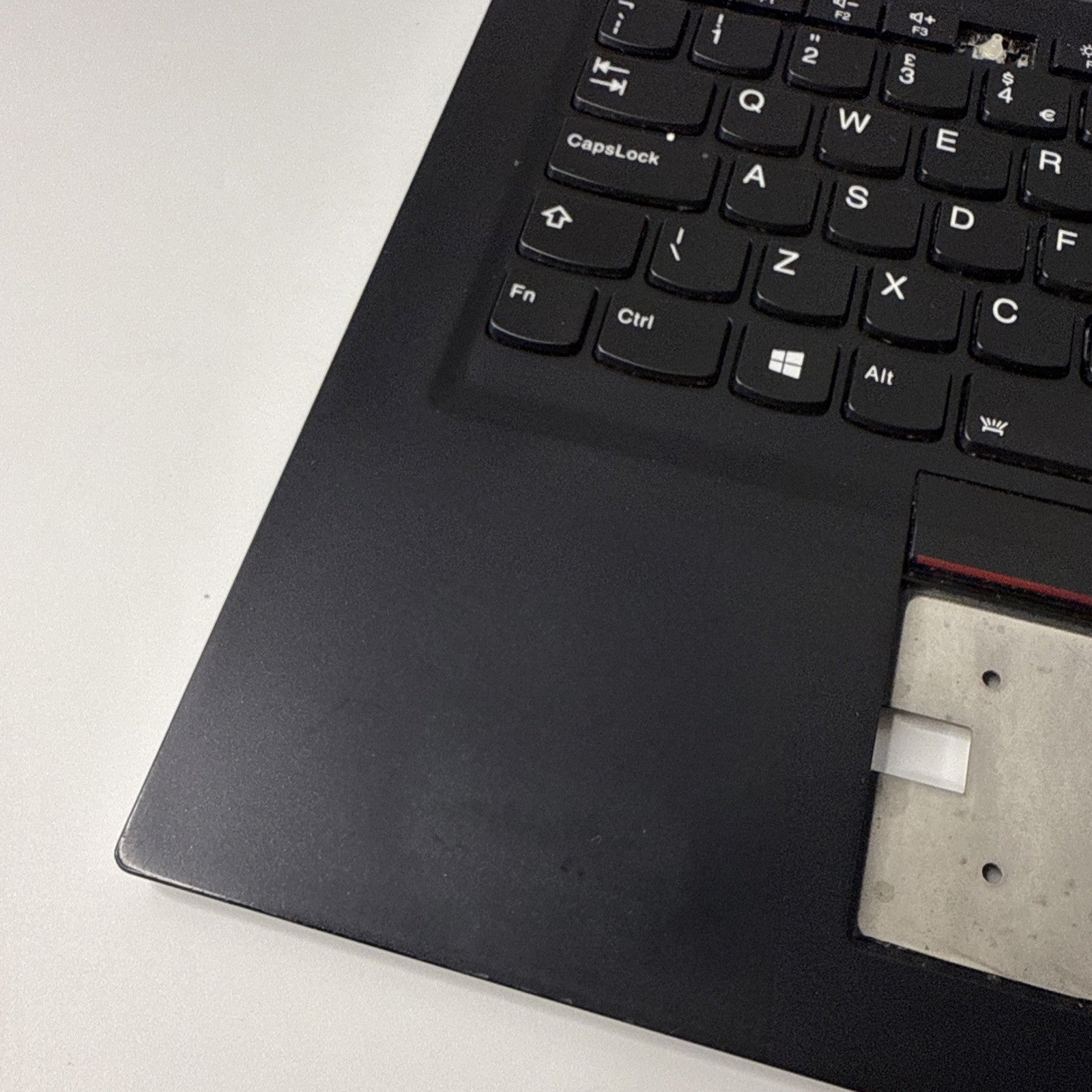Genuine Lenovo x390 yoga Palmrest Assembly UK Keyboard (1 Key Missing)