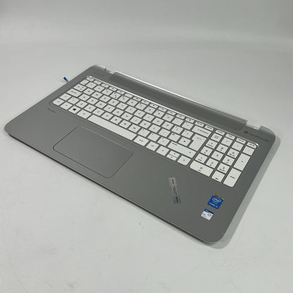 Genuine Silver Hp Pavilion 15-P189SA Palmrest ,keyboard&  Touchpad EAY1400304042