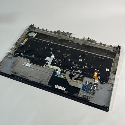 Genuine Dell Alienware M17 R3 Palmrest,keyboard,trackpad 02Y8GG. Missing Cable