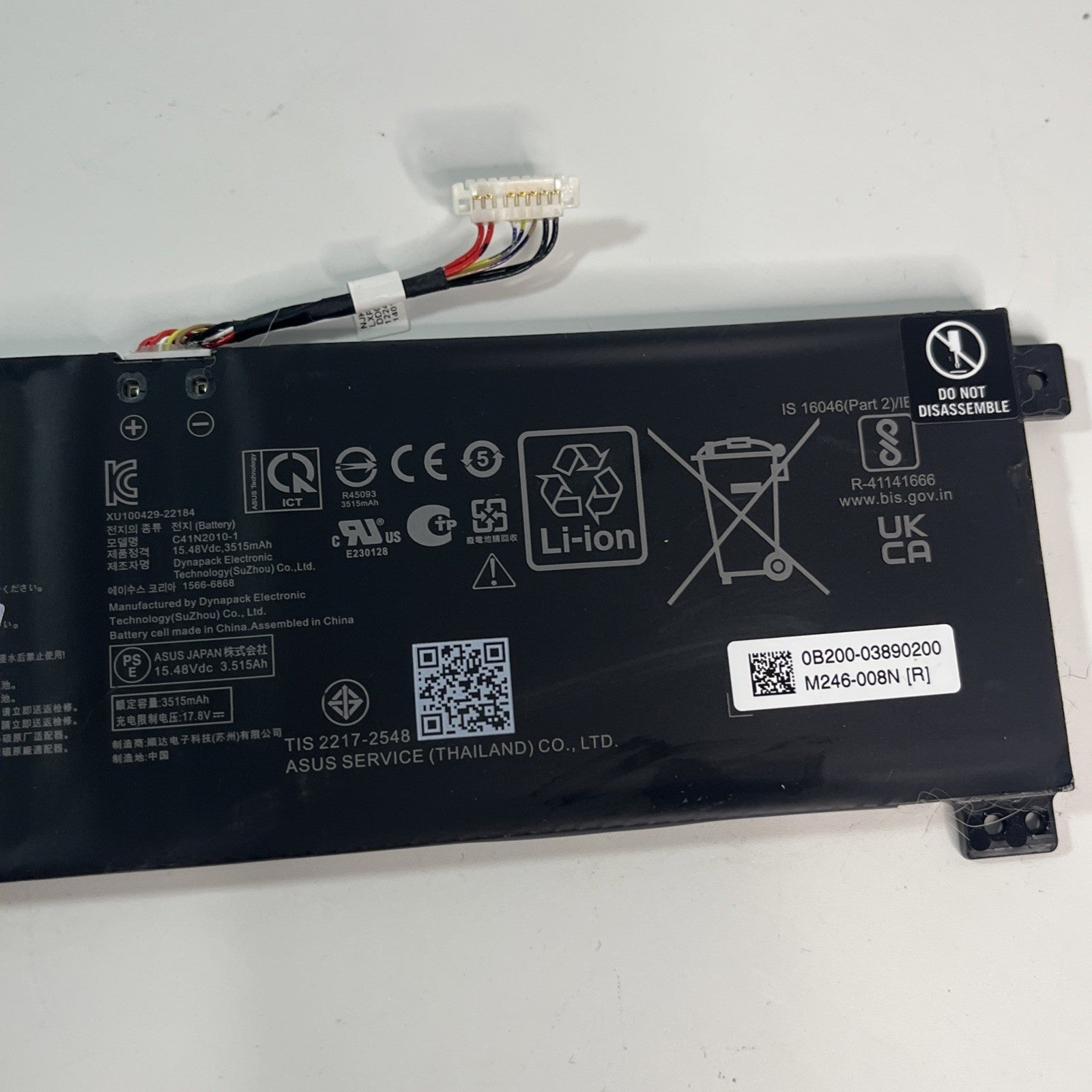 Genuine C41N2010 56Wh Battery for ASUS Tuf F17 FX707ZV Good Health