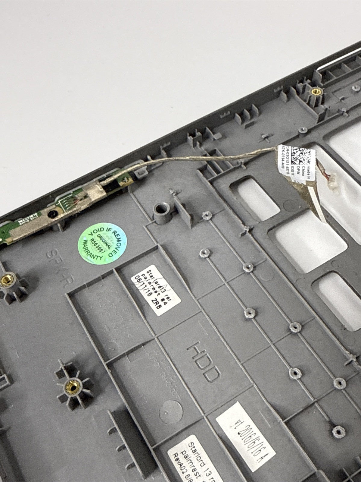 Genuine Dell Inspiron 13 5368 5378 Palmrest Assembly Keyboard Connector 0JCHV0