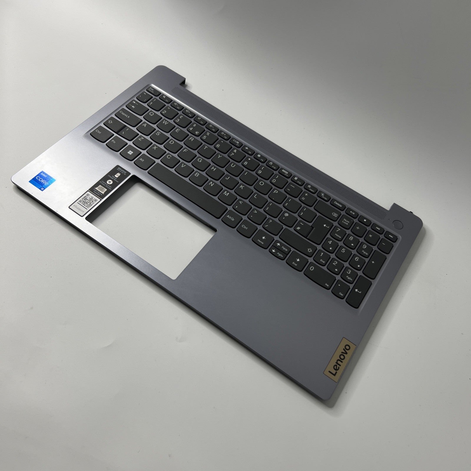 Genuine Lenovo Ideapad Slim 3 15IAH8 Palmrest Assembly UK Keyboard Grey  AM3AT00