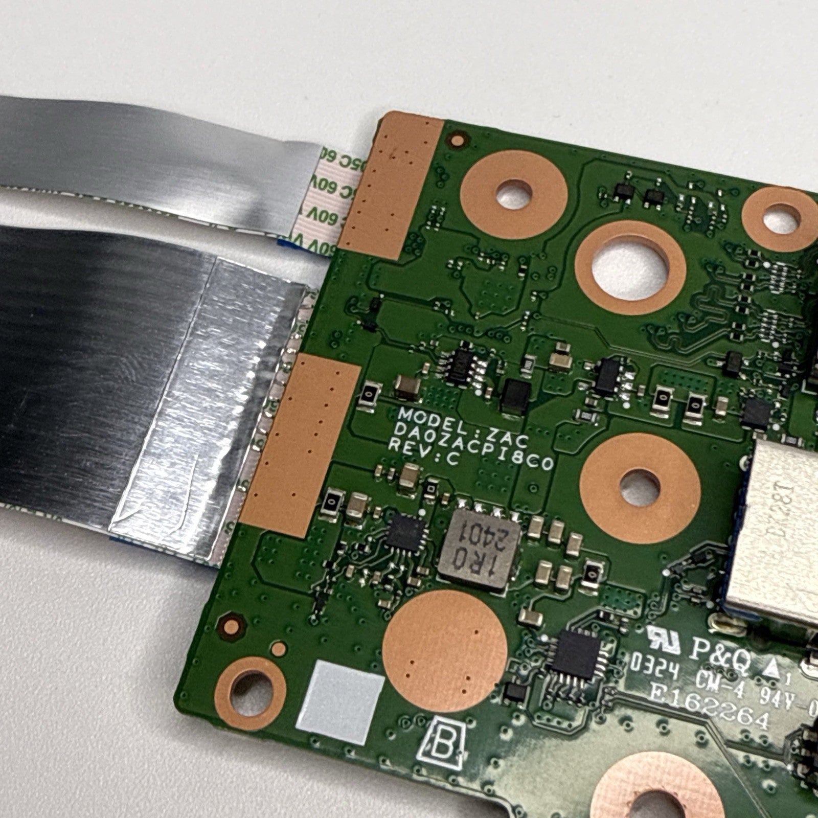 DA0ZACPI8C0 Acer Chromebook Spin CP314-1H USB I/O Port Board + Connectors