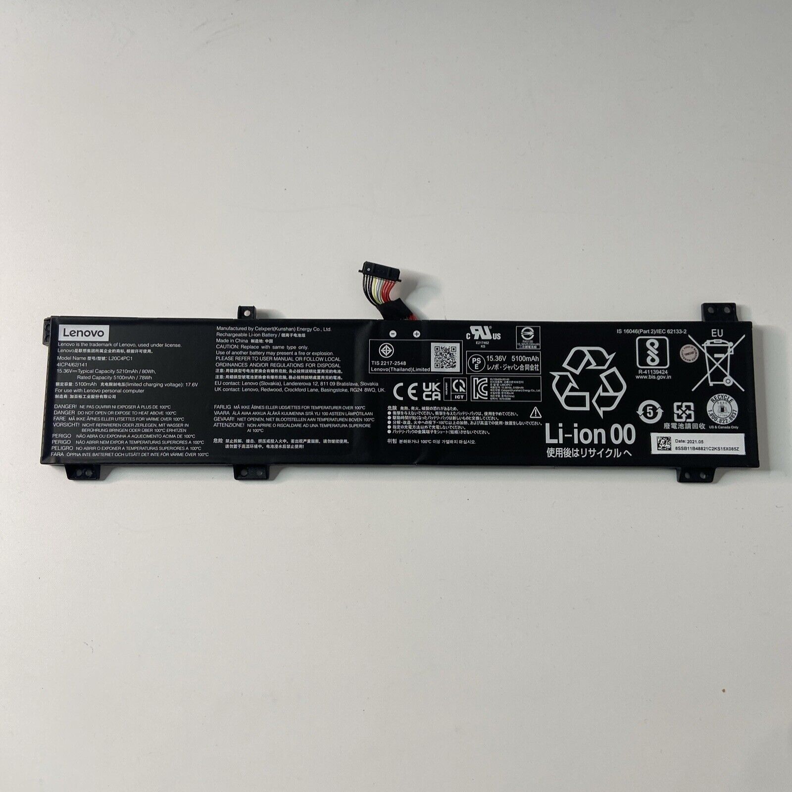 Genuine Lenovo Legion 7-16ITHg6 Series, Legion 7-16ACHg6 Laptop Battery