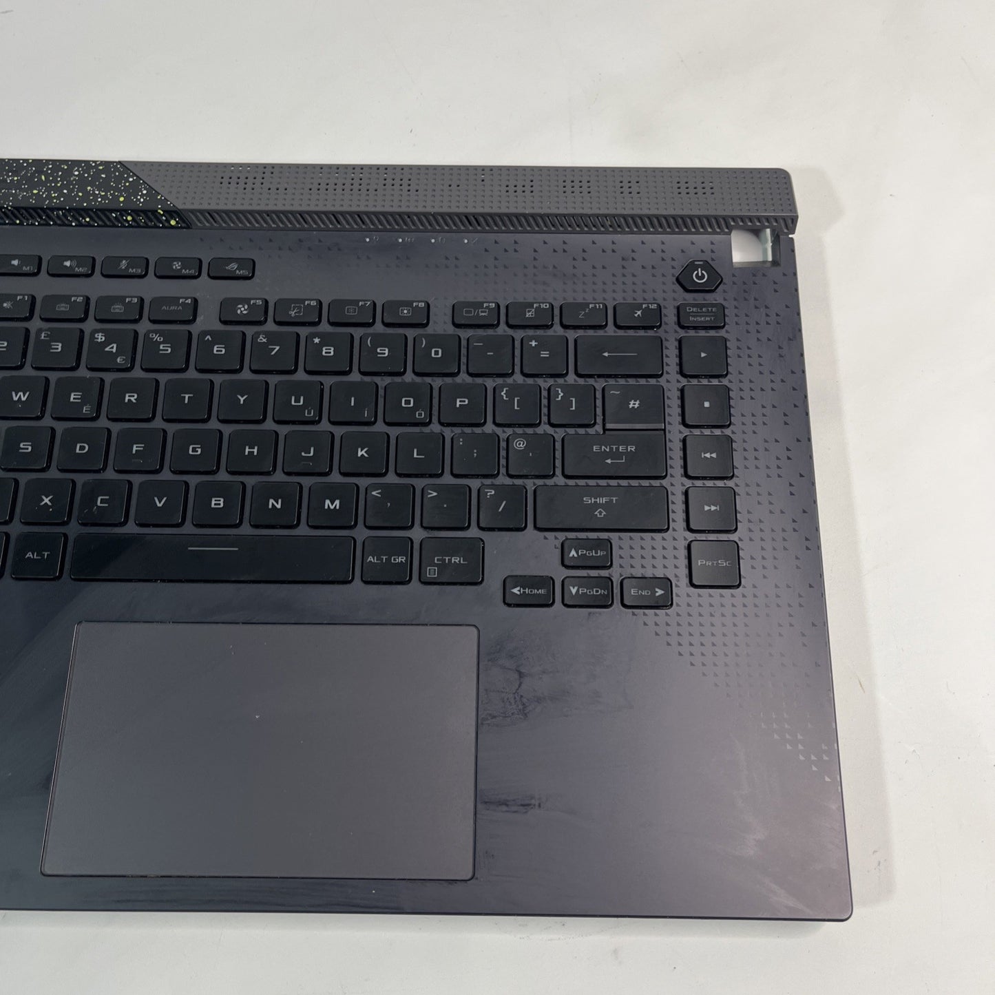 Genuine Black Asus ROG Strix G15 G513R Palmrest , Speakers & Touchpad 6070B2003