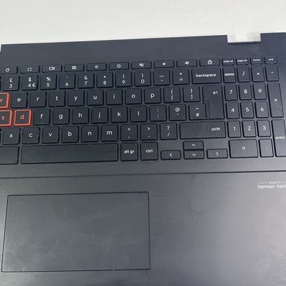 Asus Chromebook CX5501FE Palmrest Keyboard Top Case Touchpad BLACK.