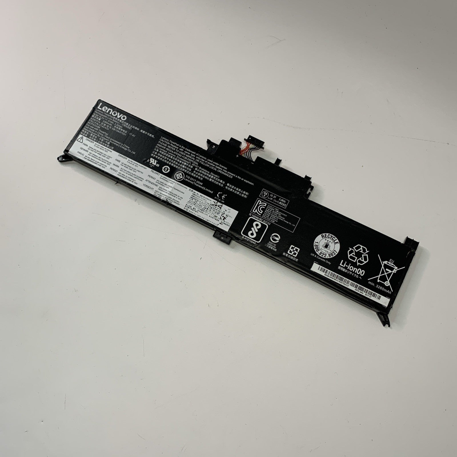 Genuine Lenovo ThinkPad Yoga 370 260 X380 01AV433 01AV434 Battery 85%+