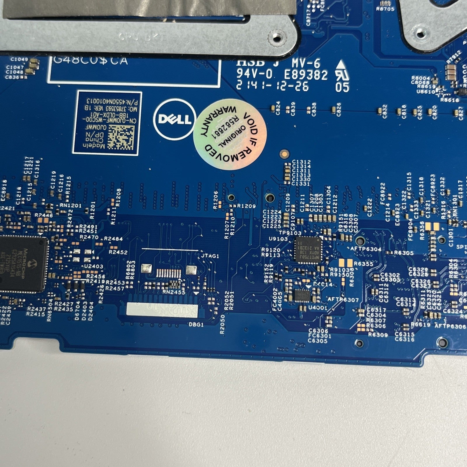 Genuine Dell Inspiron 15 7510 i7-11800H Mortherboard RTX 3050 Working 
