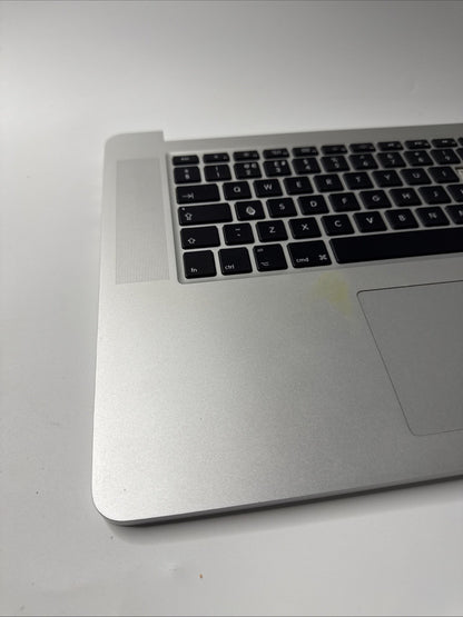 MacBook Pro A1398 15 Late 2013 Palmrest UK Keyboard Battery (key Missing)