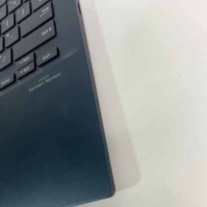Blue ASUS ZENBOOK 14 FLIP OLED UX3402V Palmrest, Keyboard ,speaker & Touchpad.