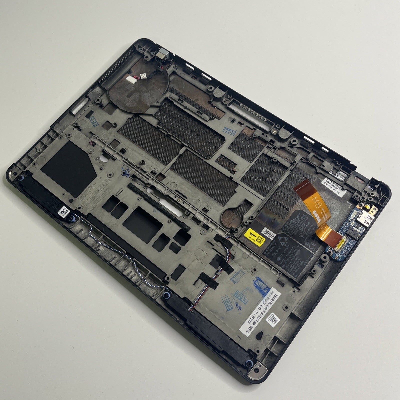 Genuine Black Dell Latitude E7450 Base Bottom Chassis Case Base  HVJ91 0HVJ91
