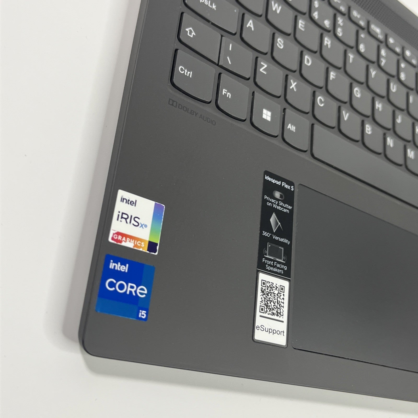Genuine Grey Lenovo Ideapad Flex 5-15 15ITL05 Complete Palmrest Keyboard Cover