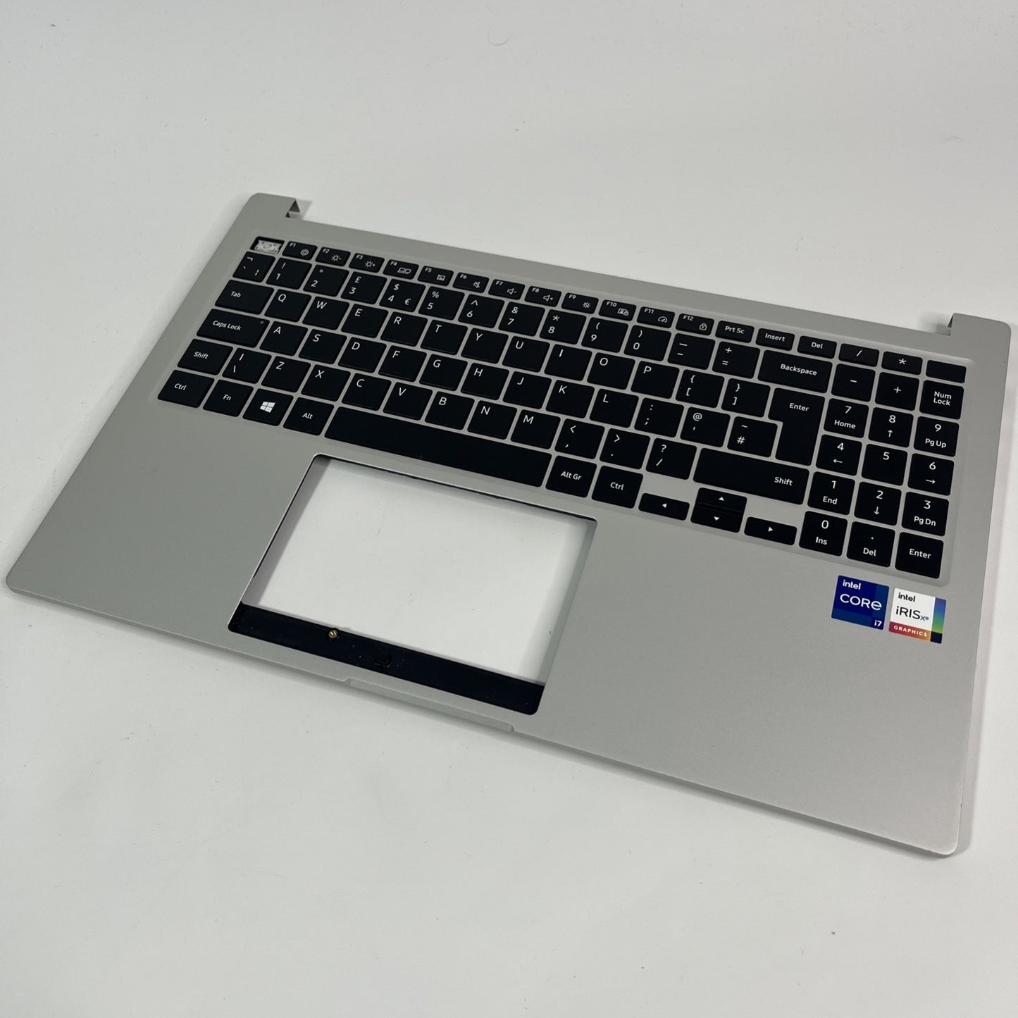 Genuine silver Samsung Galaxy NP750XDA  Palmrest & Keyboard&Speakers.missing Key