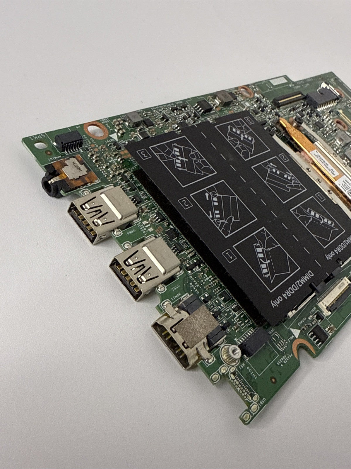 Dell Inspiron 13 5378 Laptop i5-7200U Motherboard 0PG0MH + Heatsink