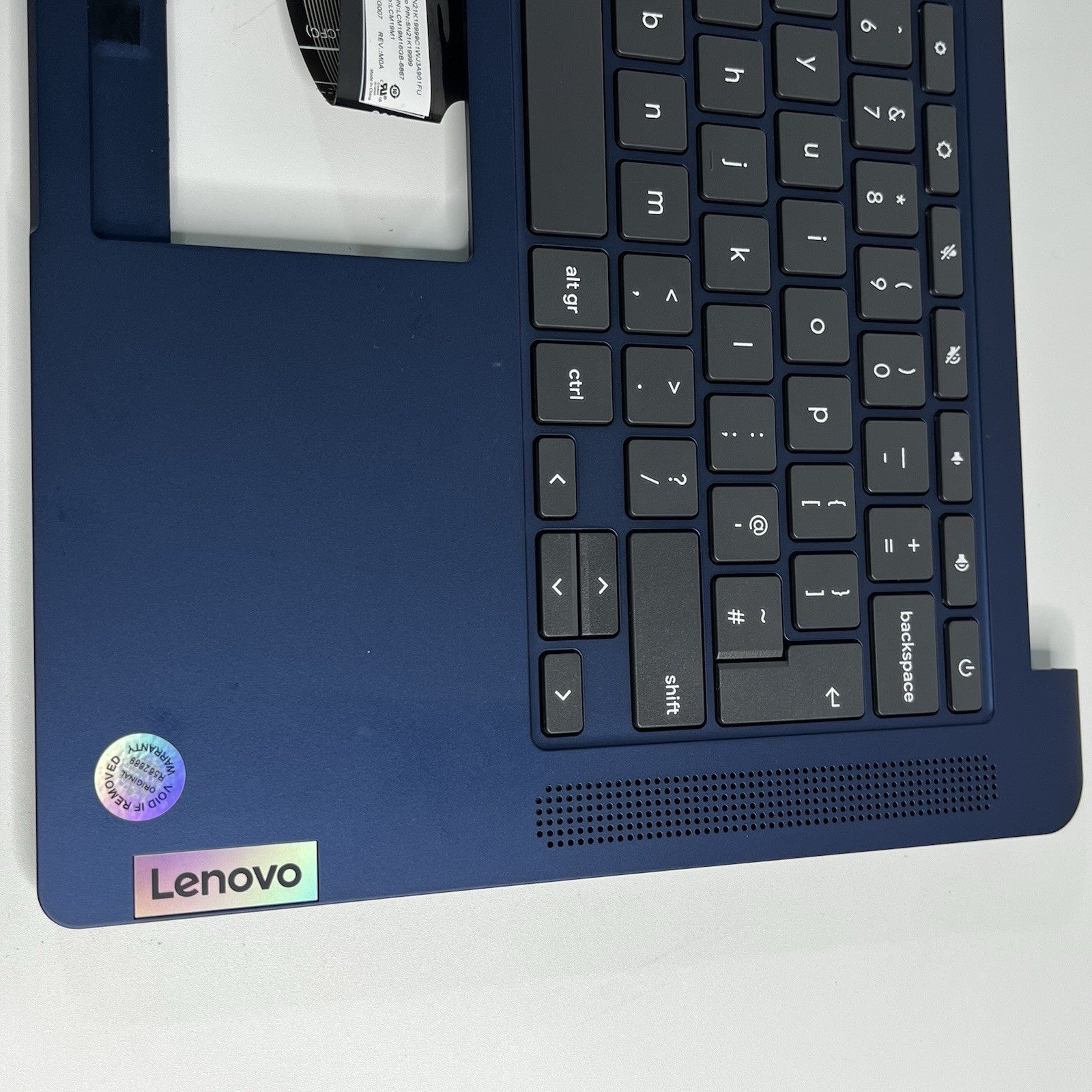 Lenovo Ideapad Slim 3 Chrome 14M868 UK Keyboard Palmrest Grade A