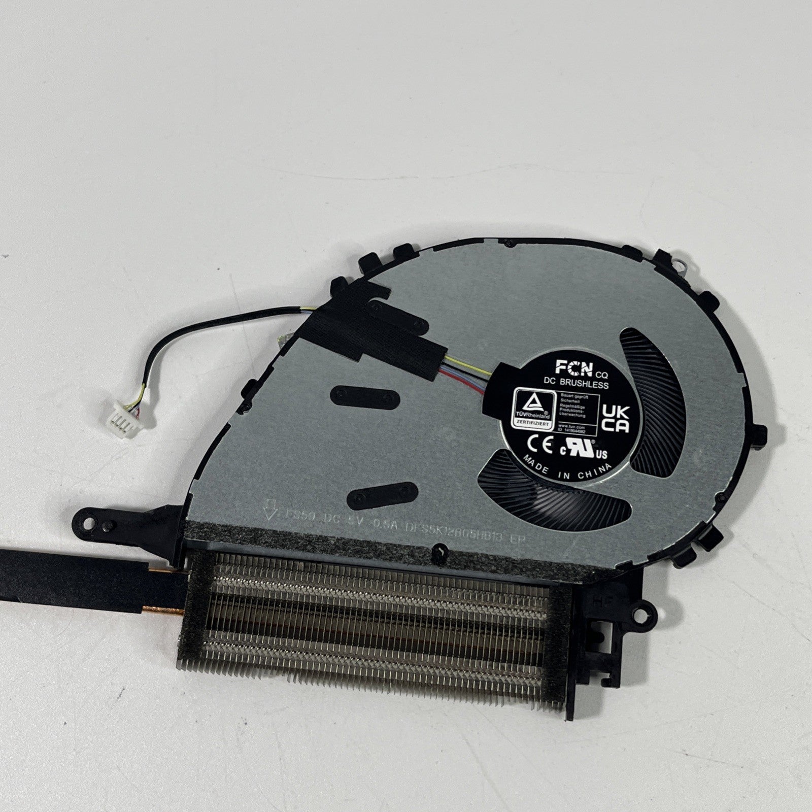 Genuine Silver Asus Vivobook 15-X1504AZ Cpu Cooling Fan & Heatsink 13N1-GVA0A01
