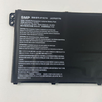 Battery Acer Swift X SFX16-52G-73U6 3634mAh/3435mAh