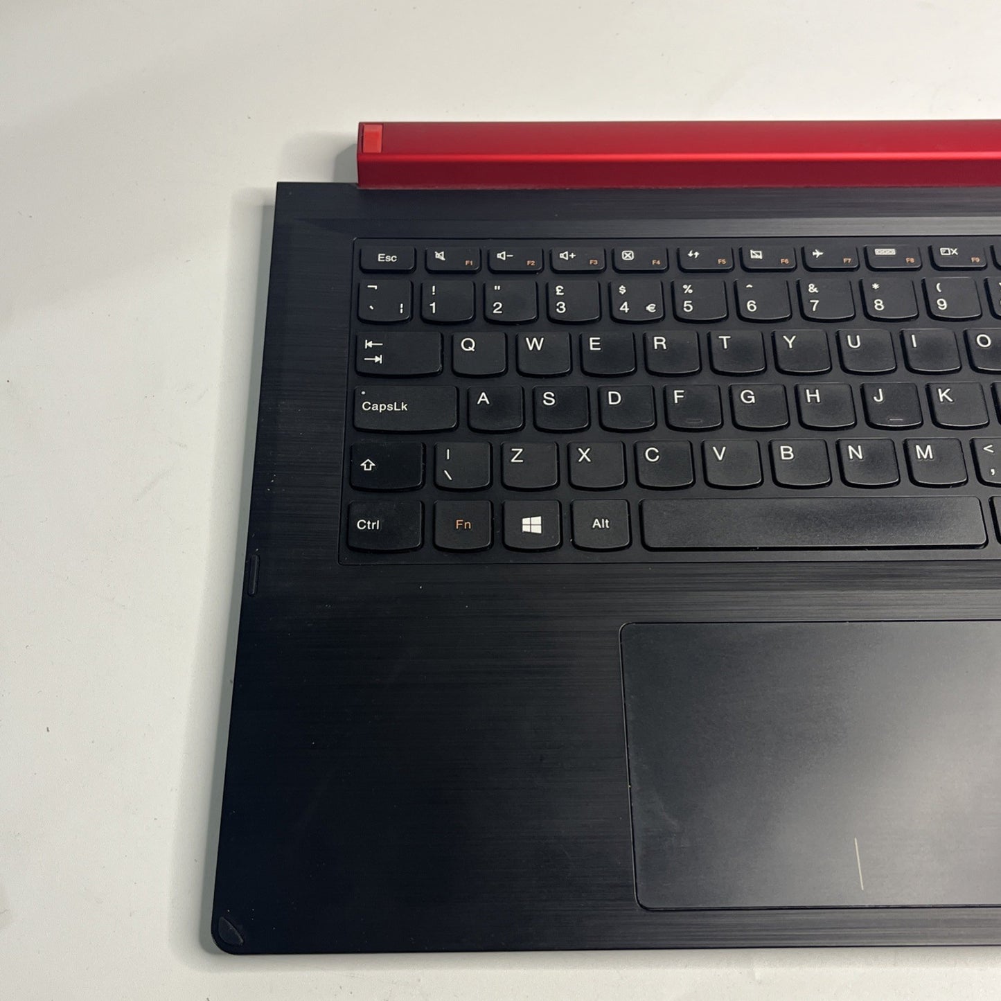 Genuine Lenovo Flex 2-14 Palmrest Touchpad UK Keyboard Assembly Red & Black+DC C
