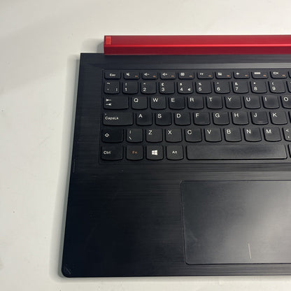 Genuine Lenovo Flex 2-14 Palmrest Touchpad UK Keyboard Assembly Red & Black+DC C