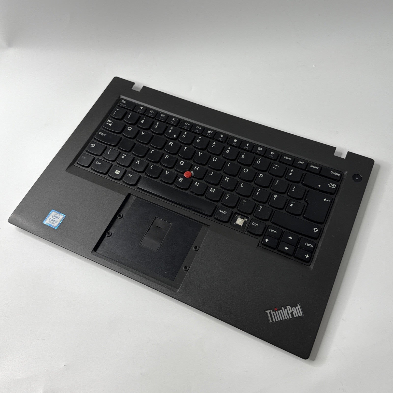 Lenovo Thinkpad L470 Palmrest UK Keyboard (KEY MISSING) Black
