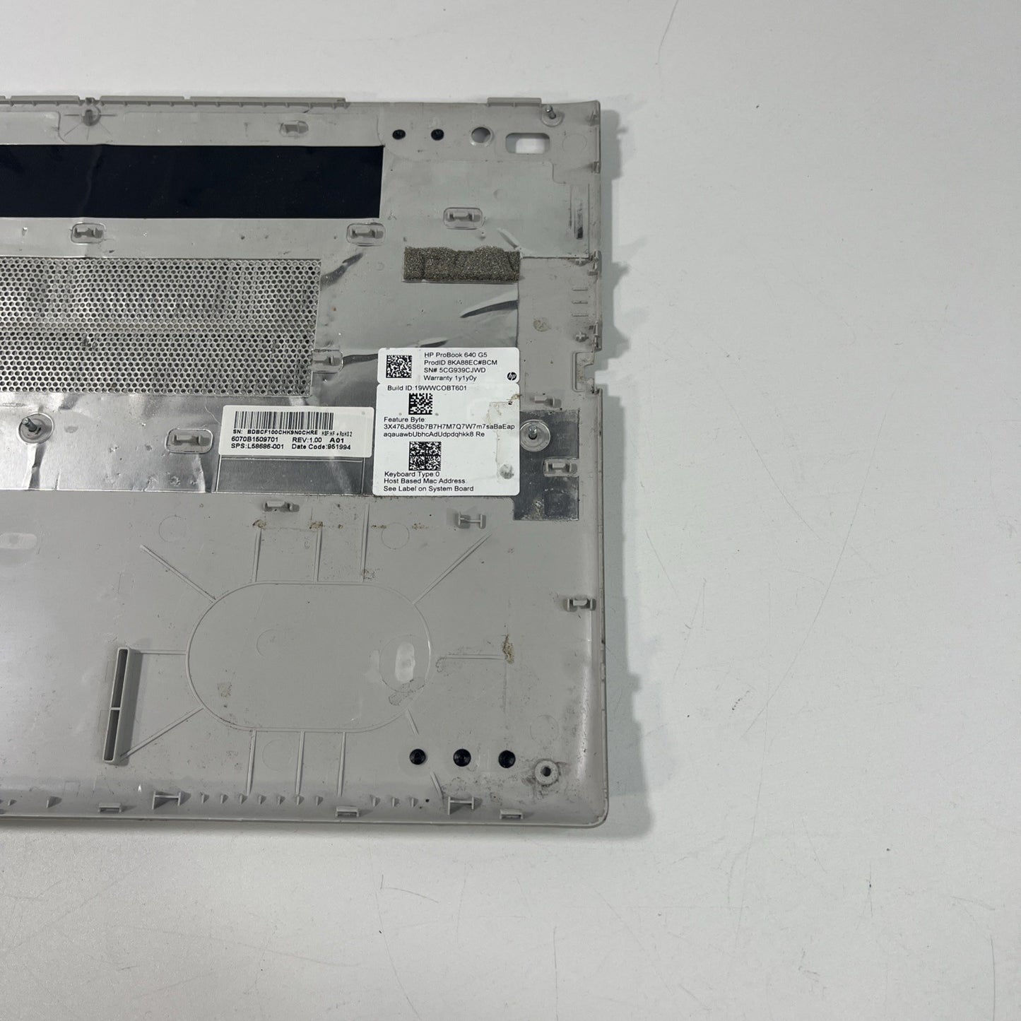 Genuine Silver Hp Probook 640 G5 Bottom Base Cover Case