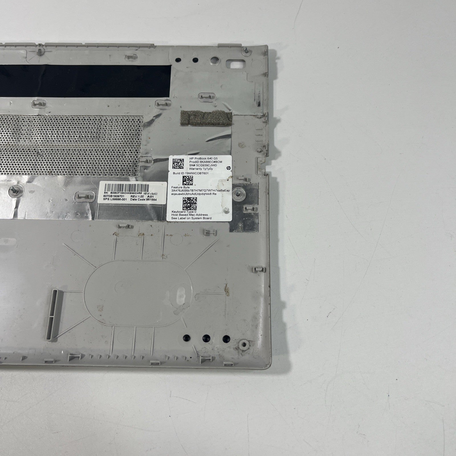 Genuine Silver Hp Probook 640 G5 Bottom Base Cover Case