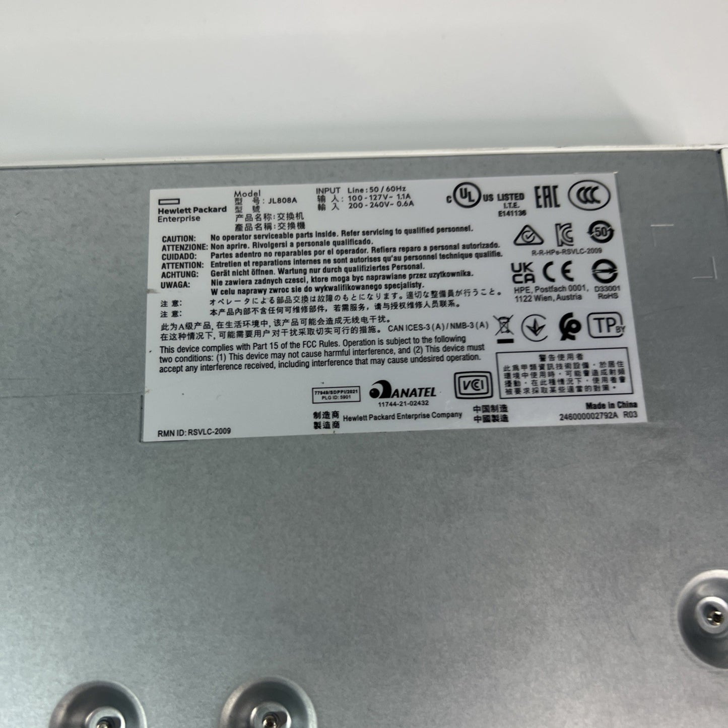HP ARUBA  J808A / JL808-6001 Instant on 1960  48 Port Gigabit Managed Switch