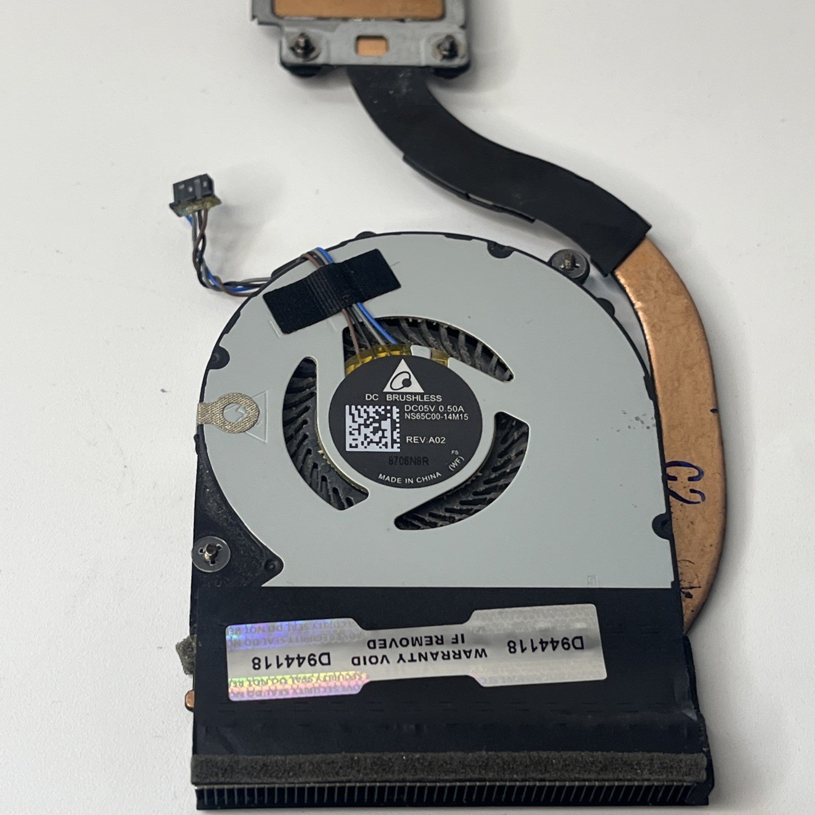 HP EliteBook 820 G3 / G4 CPU Cooling Fan & Heatsink 6043B0178401