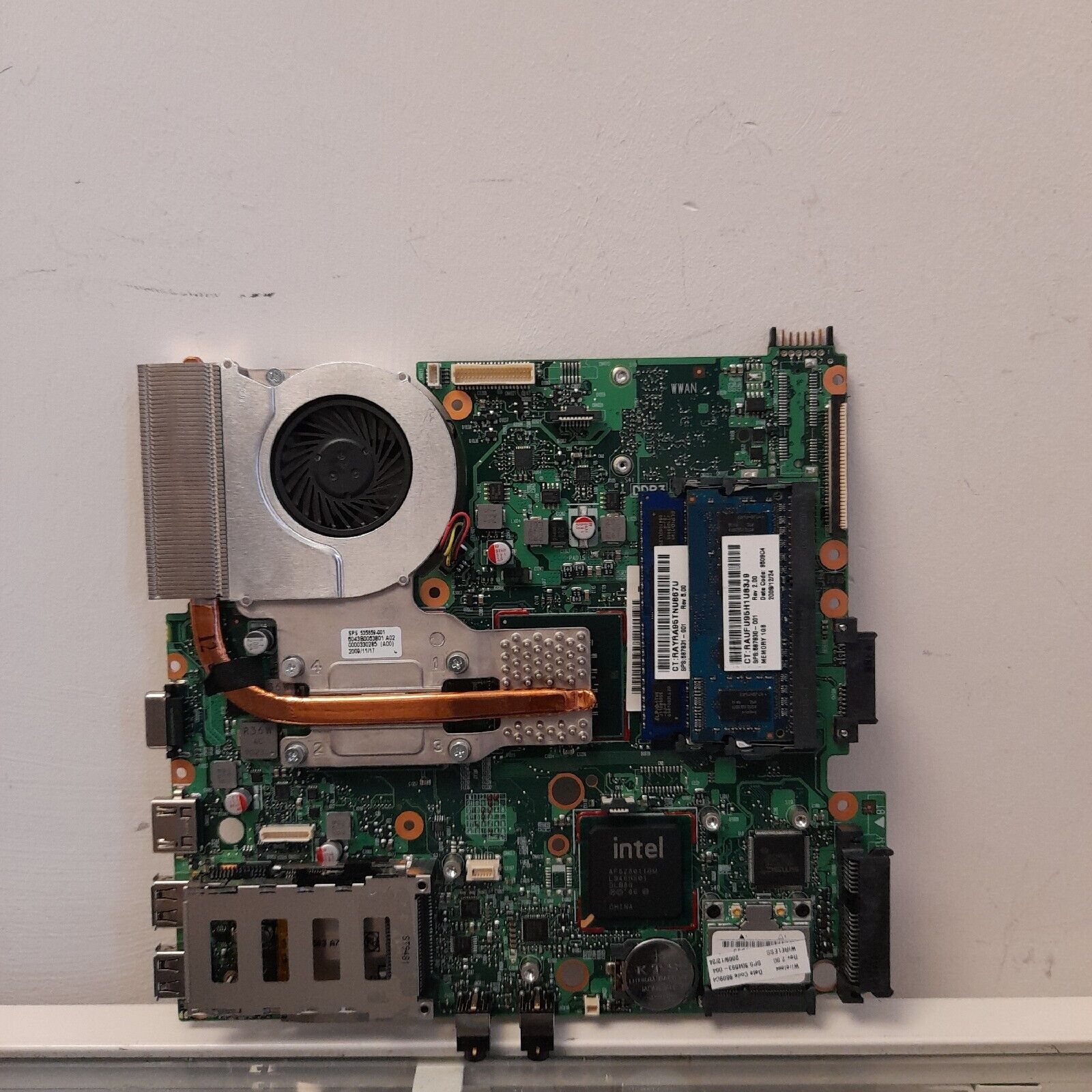HP Probook 4510s Laptop Motherboard. SPS: 574509-001. Intel Core 2 Duo