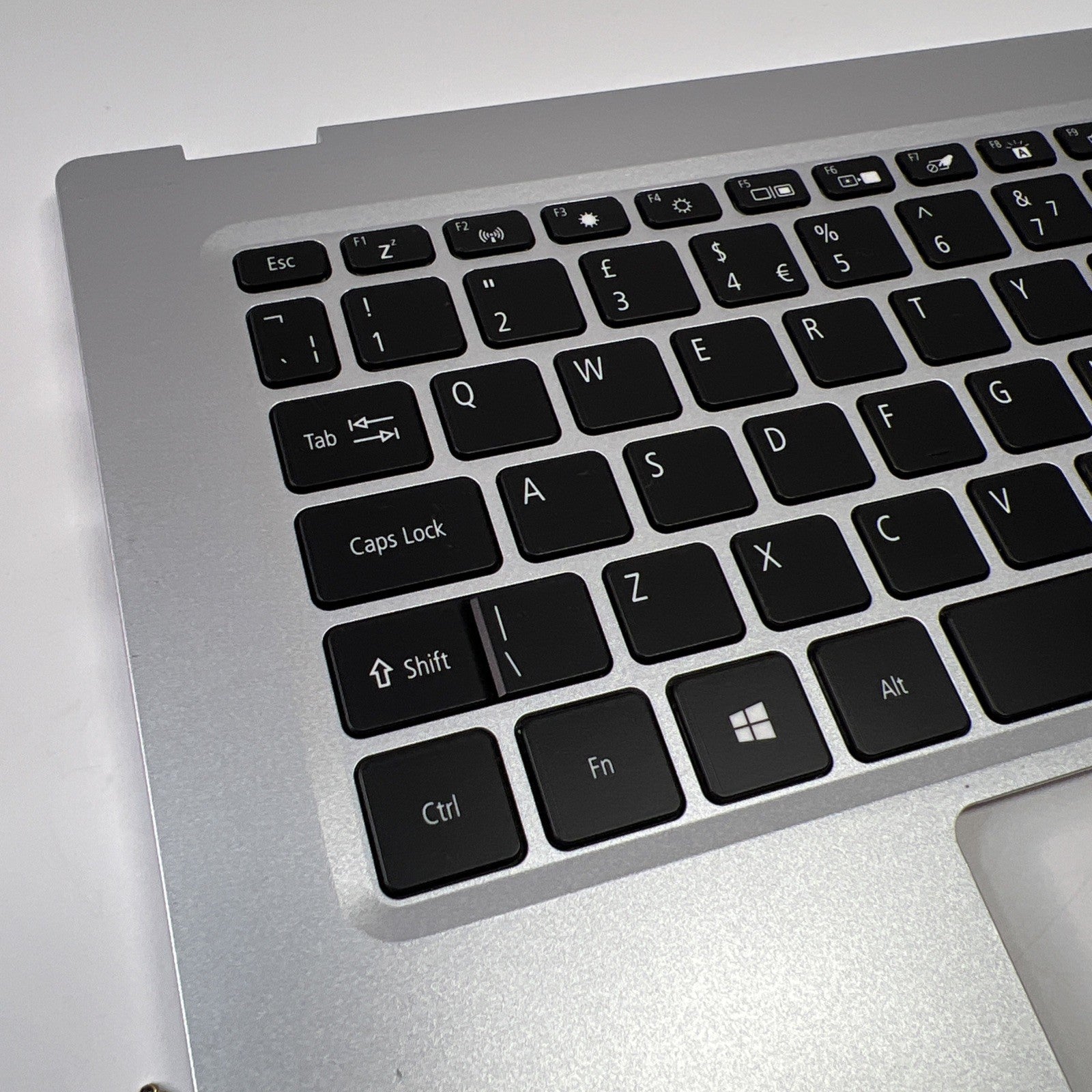 Genuine Acer Swift SF114-34 Palmrest Assembly UK Keyboard Silver NC210110TC