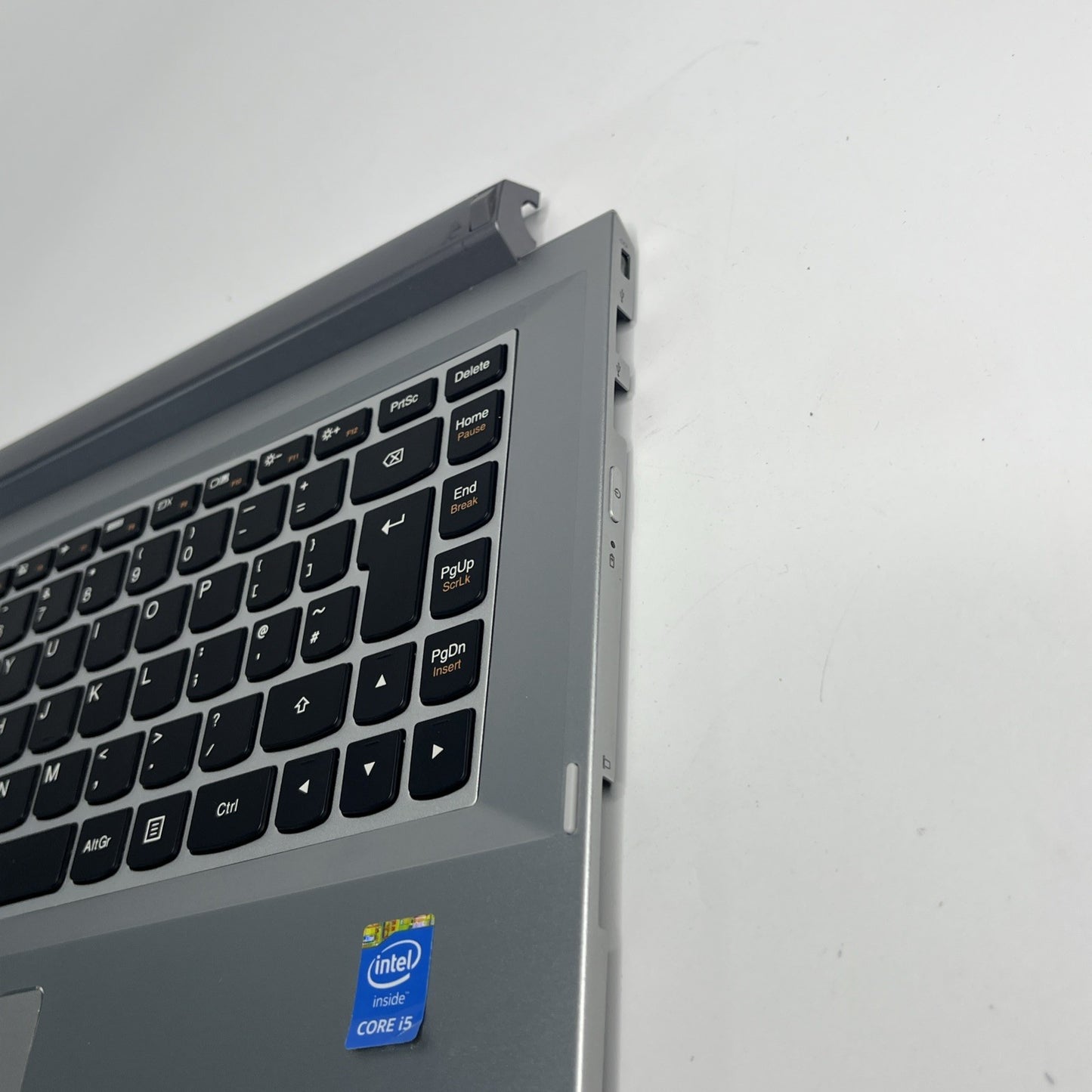 Genuine Lenovo Flex 2-14 Palmrest Touchpad UK Keyboard Assembly Silver +DC Cable