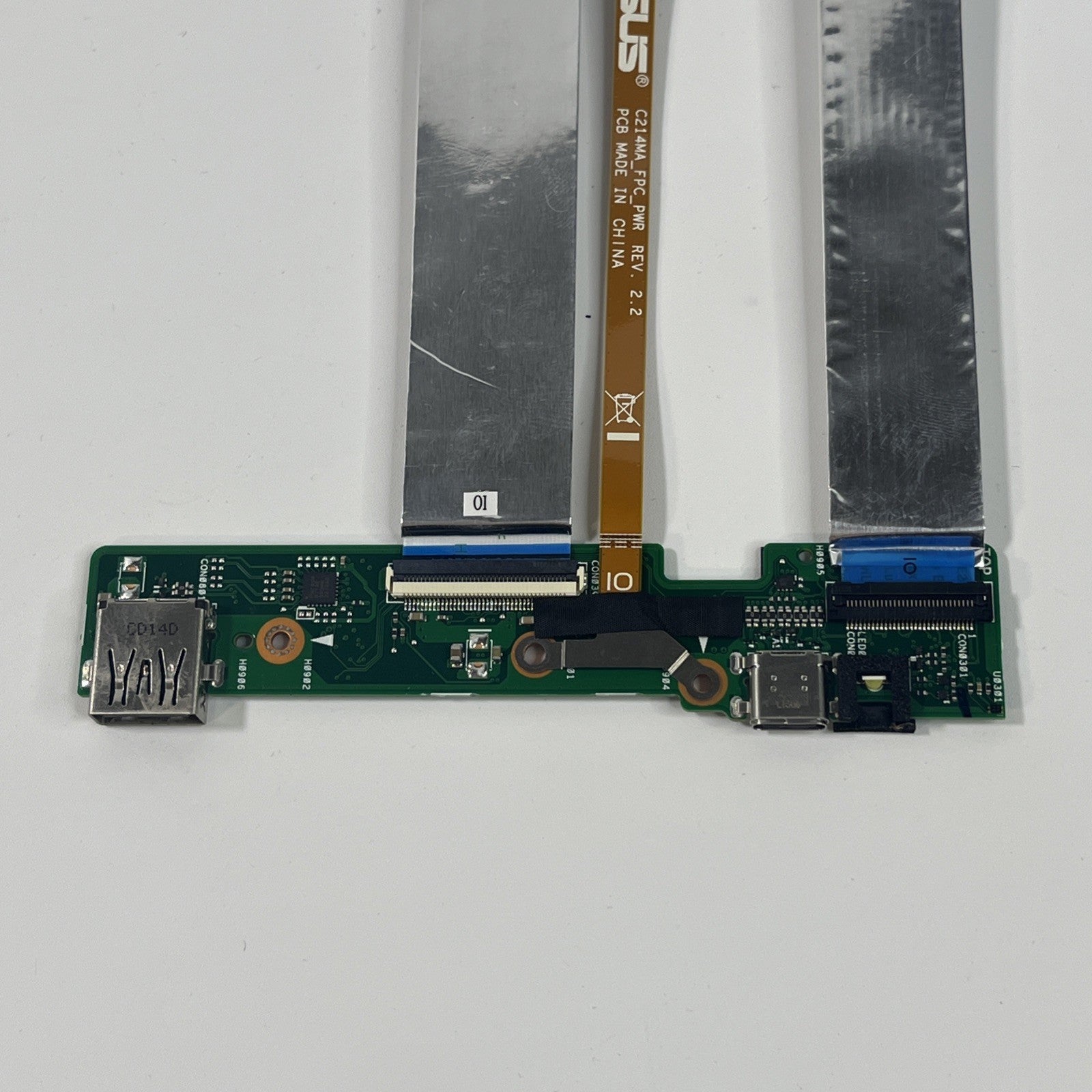 Asus Chromebook CX1101CM USB & UBS-C Port I/O Board 60NX04G0-IO1020 & Cables