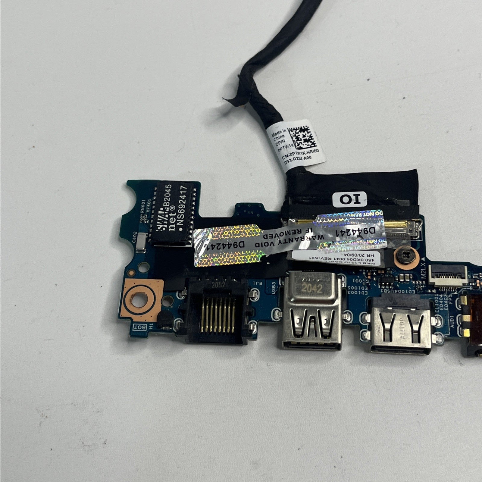 Genuine Dell Latitude 3510 USB Board Audio Card Reader Port & Cables 0Y67KR