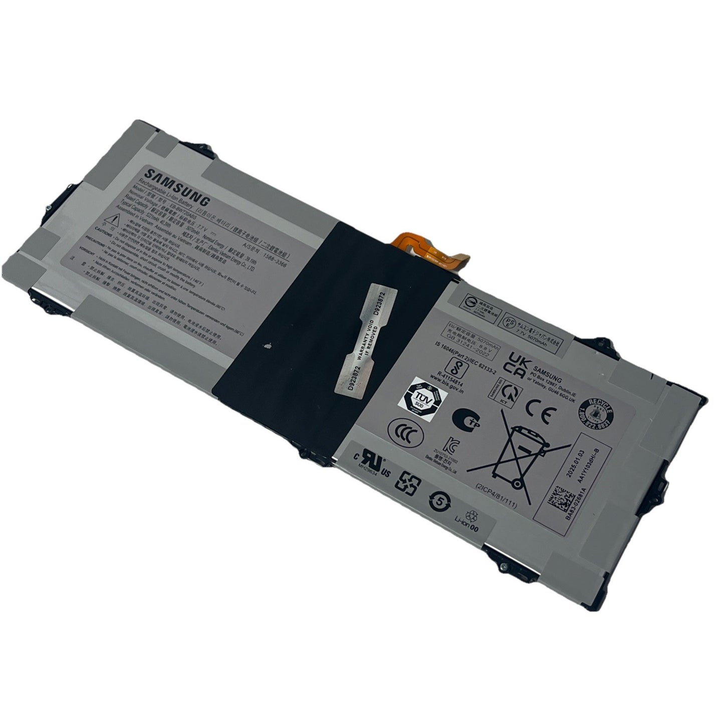 Genuine Samsung Chromebook XE310XDA Laptop Battery EB-BW720ABS 5070mAh 7.7V |