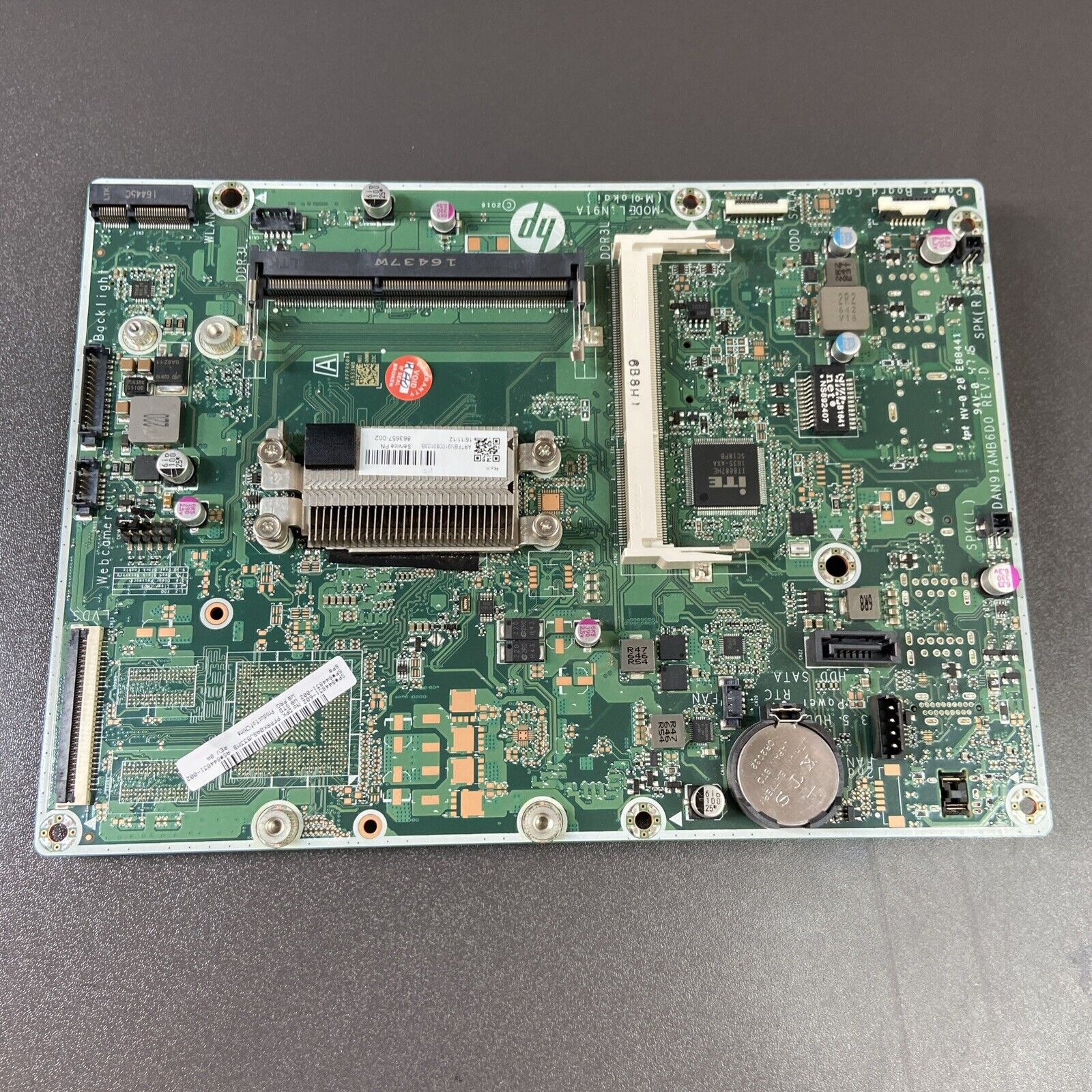 HP 22-B225XT 24-E035P 24-G216 INTEL PENTIUM J4205 CPU MOTHERBOARD 913260-001