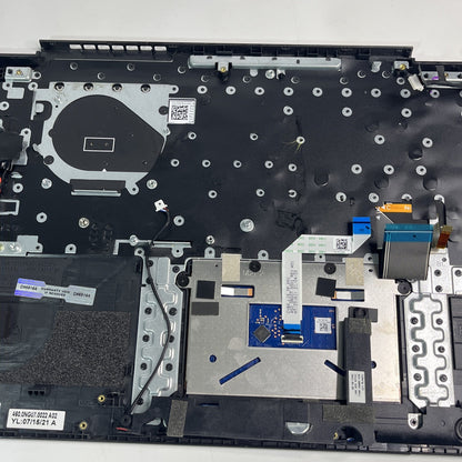 Genuine Black Dell Latitude 3520 Palmrest , Touchpad & Speakers. Bit Cracked