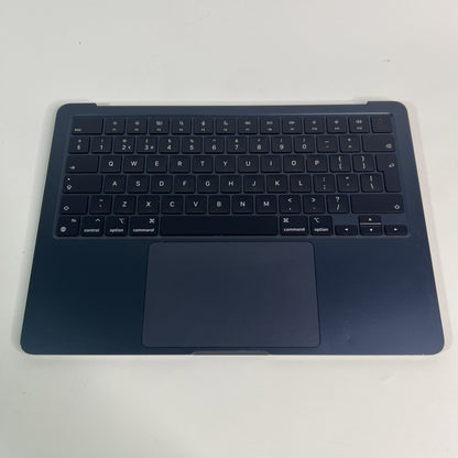 Apple Macbook Air 13 A2681 EMC 4074 Palmrest M2 UK Keyboard Midnight Blue
