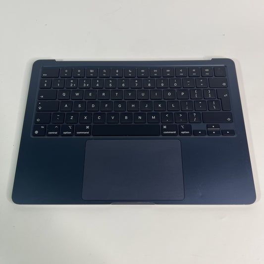 Apple Macbook Air 13 A2681 EMC 4074 Palmrest M2 UK Keyboard Midnight Blue