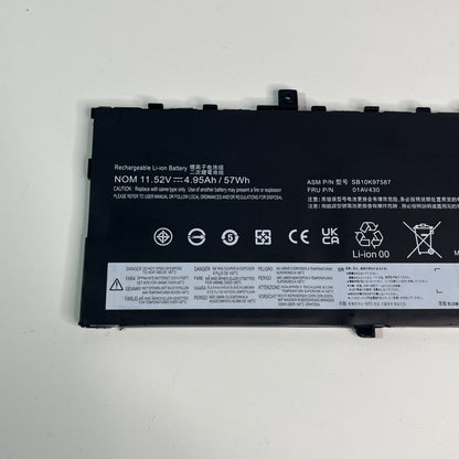 SB10K97586 Battery For Lenovo ThinkPad X1 Carbon 6th Gen, Battery Health: Good