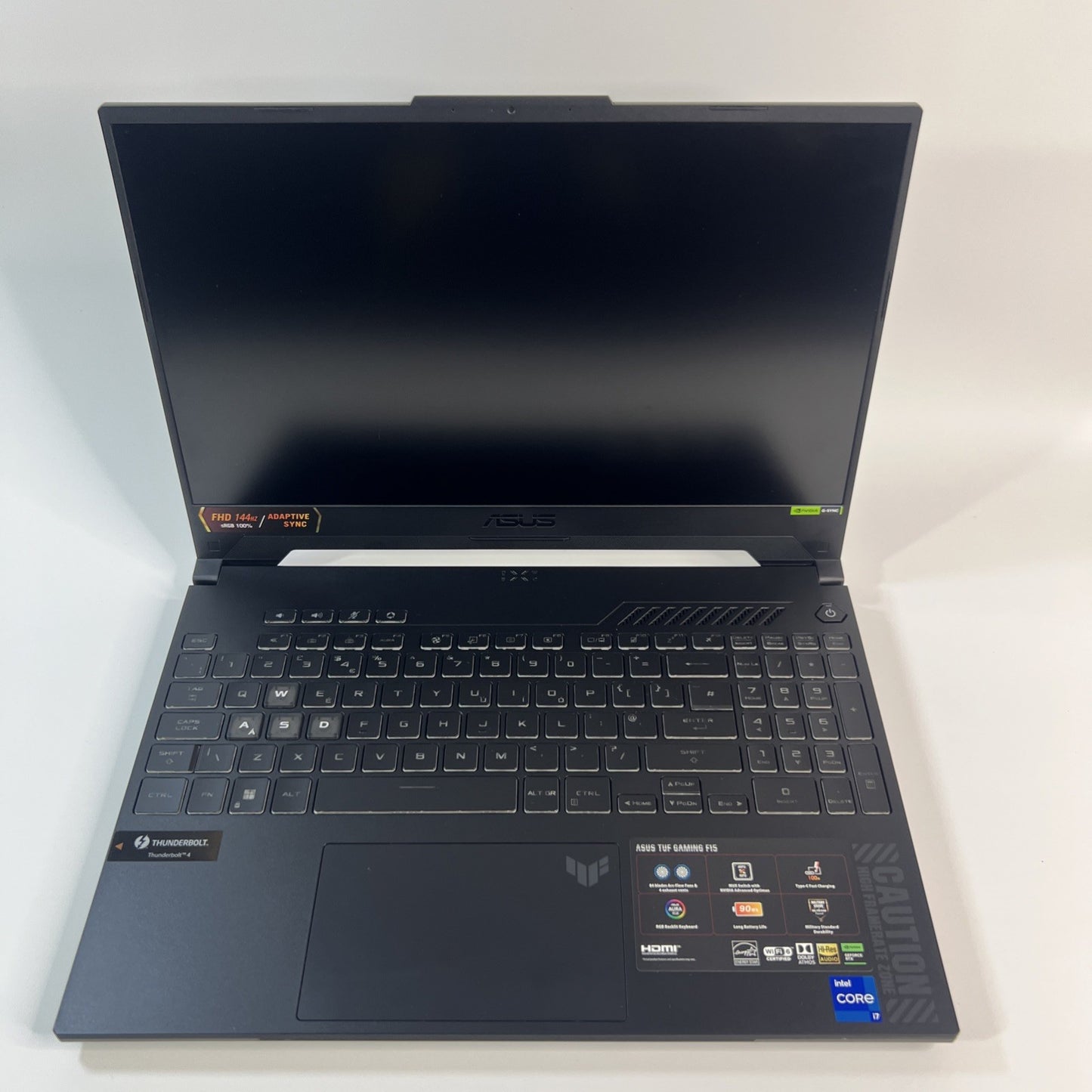 ASUS Tuf F15 FX507ZU4 Gaming Laptop Intel i7-12700H  RTX 4050 16GB RAM 1TB SSD